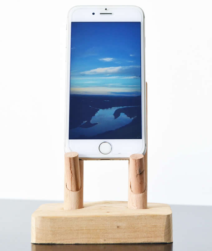  Wood Mobile Phone Stand, Smartphone Cell phone Stand Holder 