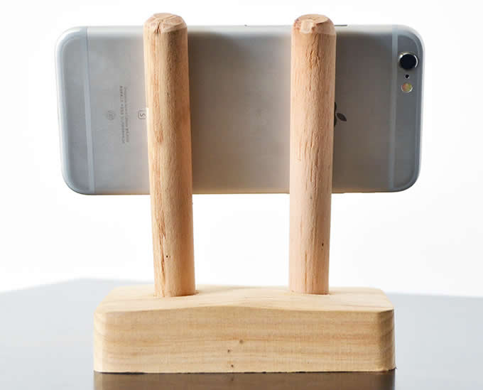  Wood Mobile Phone Stand, Smartphone Cell phone Stand Holder 