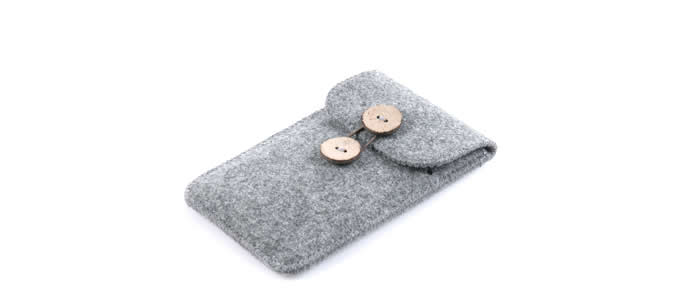 Wool Felt Protective Sleeve Bag Pocket Pouch Case with Card Slot for iPhone 7/7 Plus/6/6 Plus/6S/6S Plus