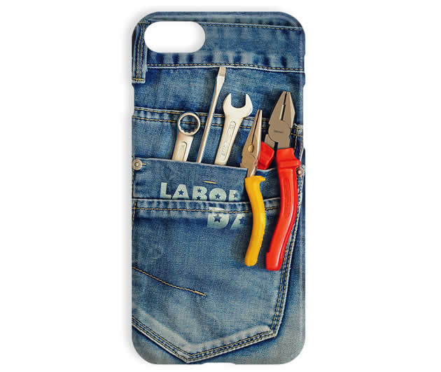 Funny Jeans Wrench Pliers Tool Pattern Iphone Phone Case