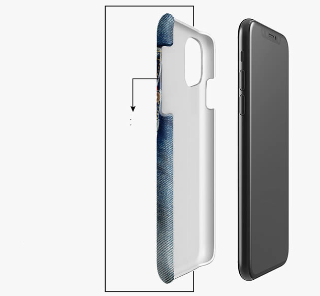 Funny Jeans Wrench Pliers Tool Pattern Iphone Phone Case