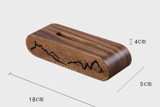 Retro Simple Wooden Phone Holder