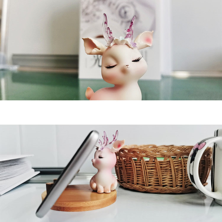 Cute-Pink-Deer-Phone-Holder