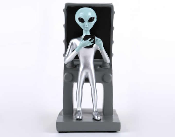 Alien Cell Phone Stand Charging Dock Holder