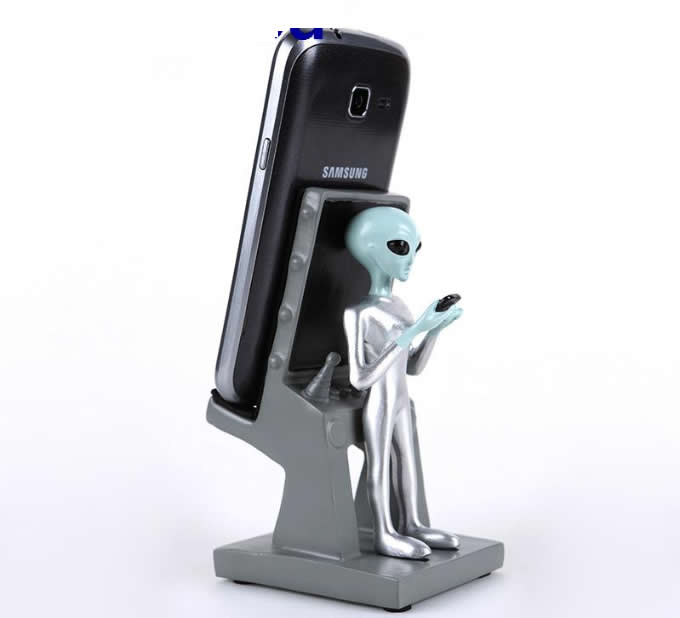 Alien Cell Phone Stand Charging Dock Holder