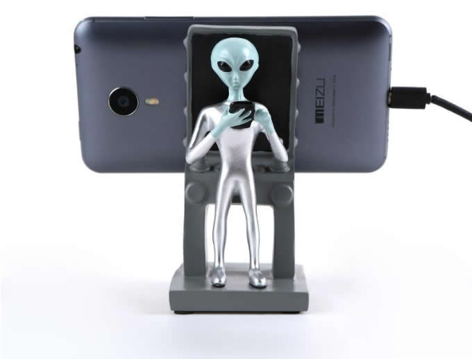 Alien Cell Phone Stand Charging Dock Holder