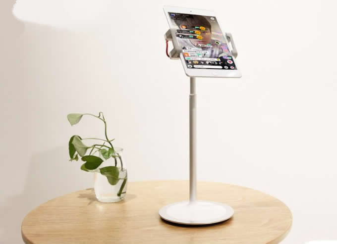  Aluminum Adjustable 360 Degree  Rotating Phone Stand Desktop Lift/Stand  for 4-12.9  iPad iPhone Smartphone Tablet  