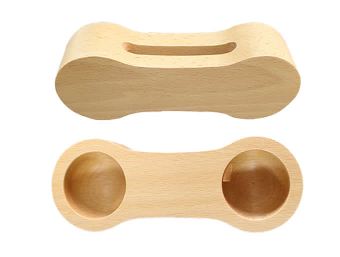   Bamboo Sound Amplifier Stand Dock for SmartPhone