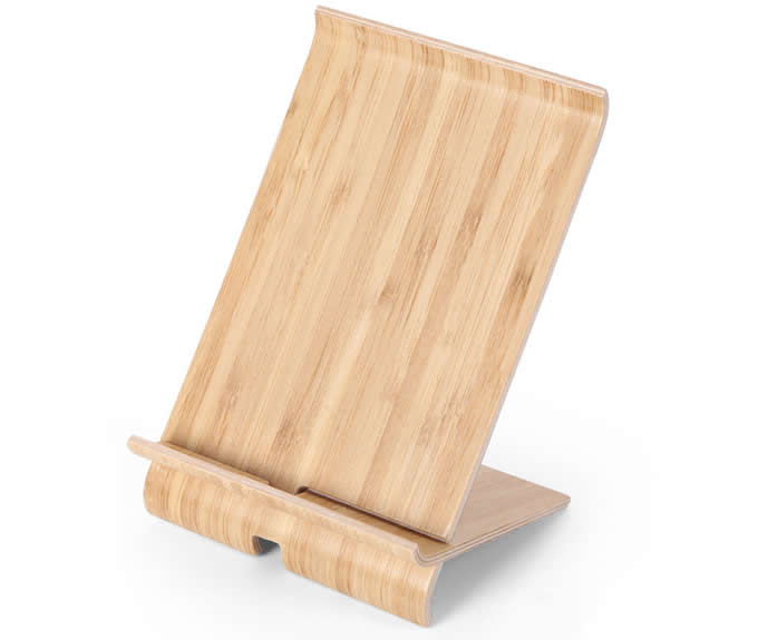  Bamboo Cell Phone Stand Holder Charging Station 