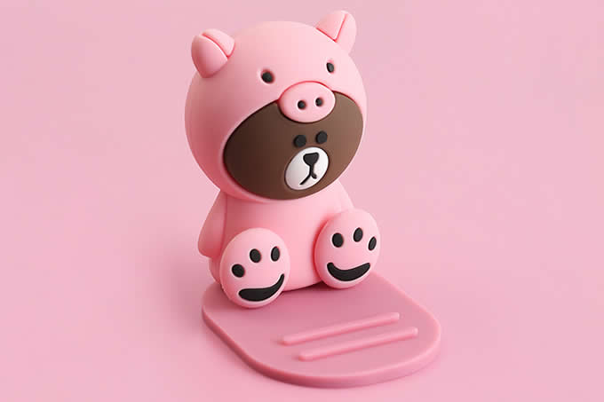 Cartoon Cute Animal Cell Phone Stand Desktop Phone Holder Smartphone Stand