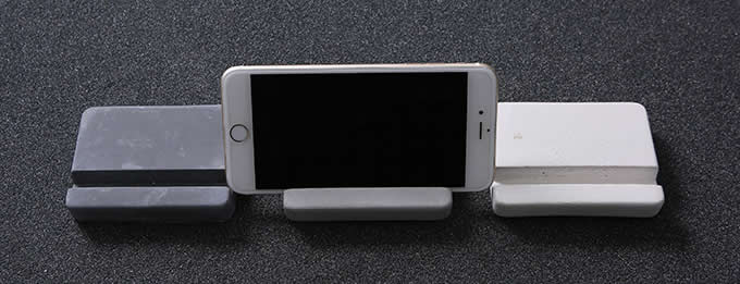  Concrete  Desktop Cell Phone Holder Stand Mount for iPhone and Other Cell Phone 