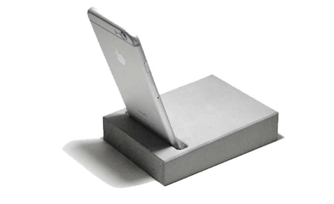  Concrete Speaker Sound Amplifier Stand Dock for SmartPhone