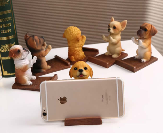  Cute Dog  Cell Phone Holder 