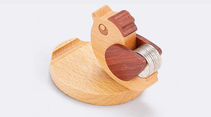  Cute Wooden Hen Cell Phone Tablet Stand Holder