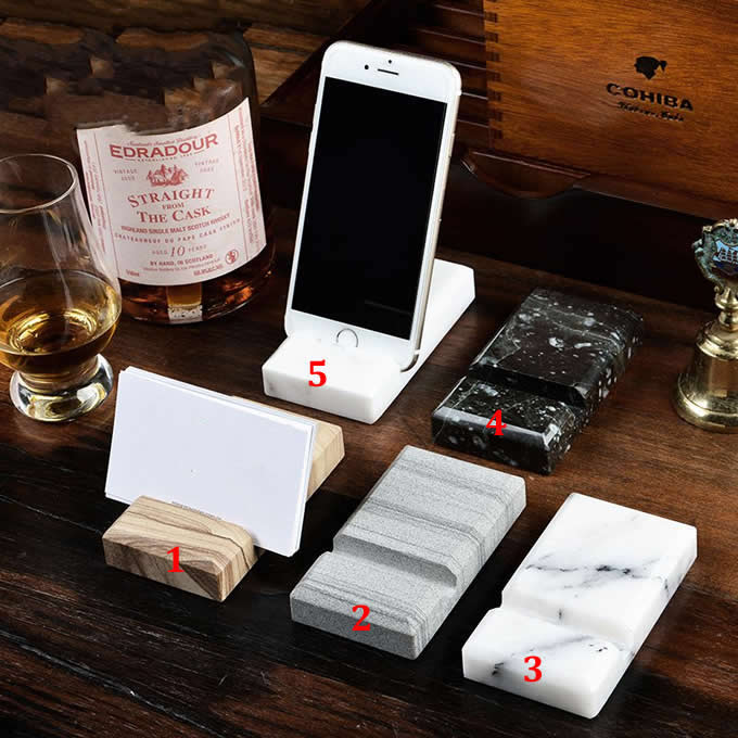  Marble Desktop Cell Phone Holder Stand Mount for iPhone and Other Cell Phone