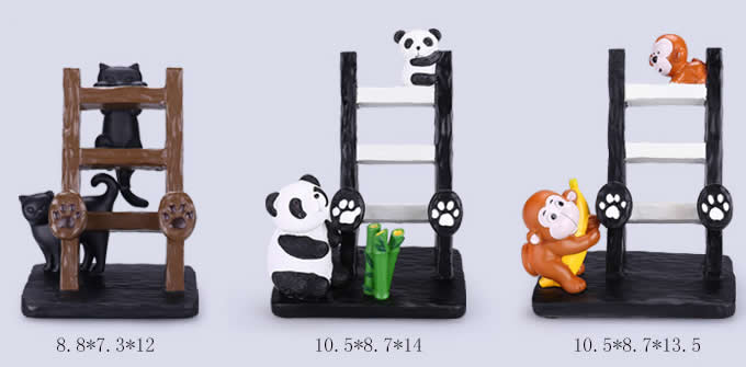  Mini Ladder Mobile Cell Phone Holder Stand With Animal