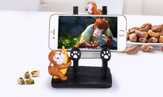  Mini Ladder Mobile Cell Phone Holder Stand With Animal