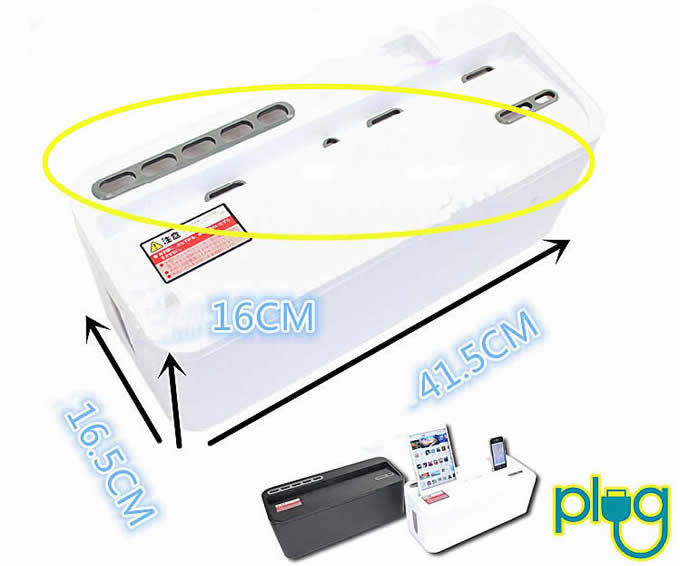  Multi-function Cable Cord Management Storage Box Charger Holder For Smartphones & iPads 