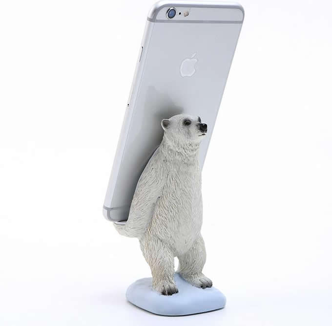  Polar Bear  Cell Phone Holder