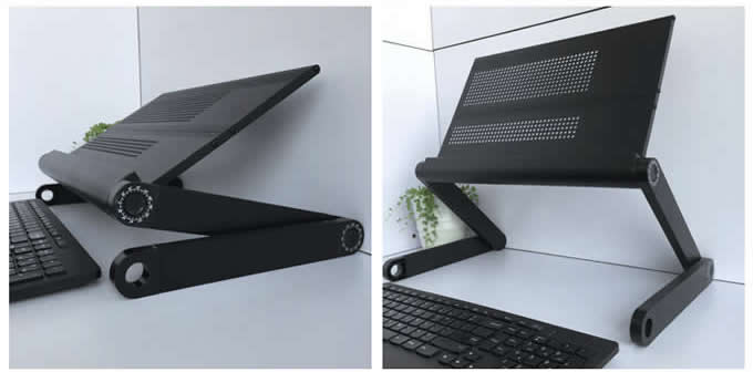 Portable Aluminum  Laptop Table Stand Adjustable Riser 