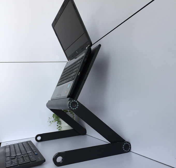 Portable Aluminum  Laptop Table Stand Adjustable Riser 