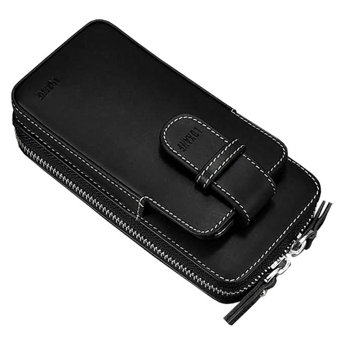 Portable Genuine Leather Phone Pouch Phone Bag Travel Purse Wallet