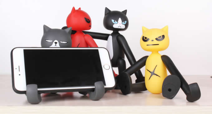 Portable Long Arm Cat Desk  Cell Phone Holder