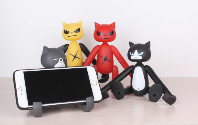 Portable Long Arm Cat Desk  Cell Phone Holder