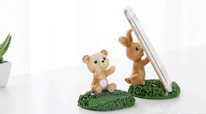 Resin Animal Cell Phone iPad Stand Holder