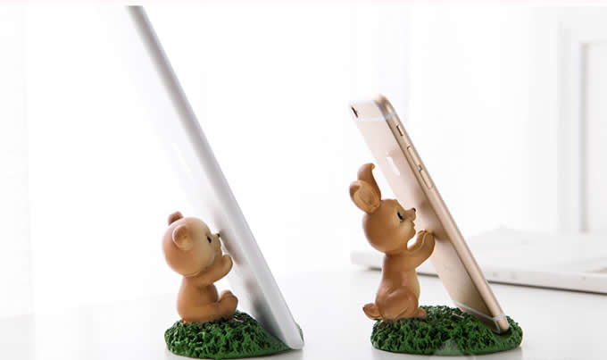 Resin Animal Cell Phone iPad Stand Holder