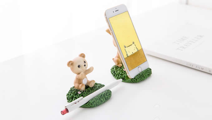 Resin Animal Cell Phone iPad Stand Holder