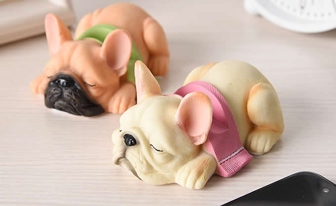   Resin Cartoon Dog Shape Cell Phone Stand