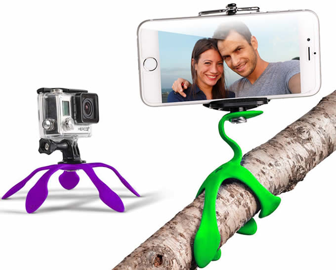  Silicone Portable Flexible Micro Camera/Smartphone Mount 