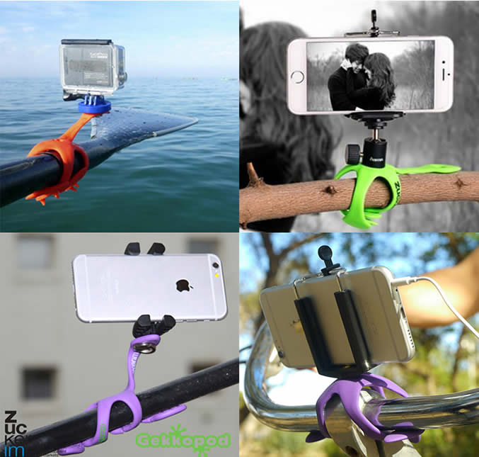  Silicone Portable Flexible Micro Camera/Smartphone Mount 