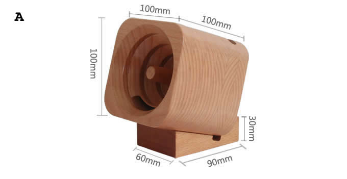   Turbo Prop Engine Wooden Sound Amplifier Stand Speaker Phone Holder Dock