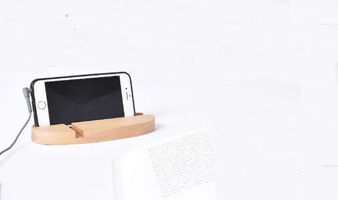   Universal Wooden PortableDesktop Cell Phone Stand for   Mobile Phone  