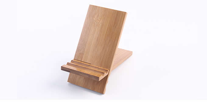 Universal Wooden Multi-angle Cell Phone Stand Holder Tablet Stand