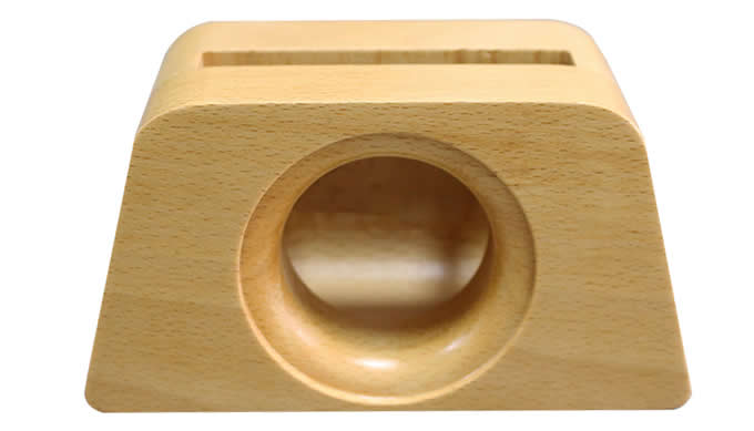  Wooden Horn Speaker Sound Amplifier Stand Dock for SmartPhone