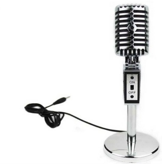 90 Degrees Rotate  Classic Vintage Microphone