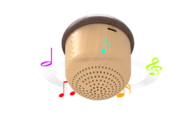 Acorn-Shaped Levitating Floating Maglev Bluetooth Speaker 