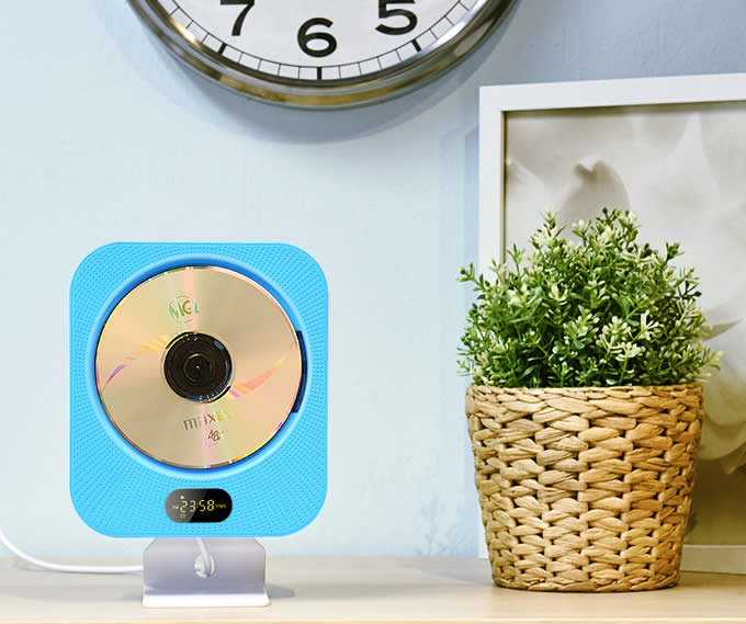 Bluetooth Wall Mounted CD Player and Holder