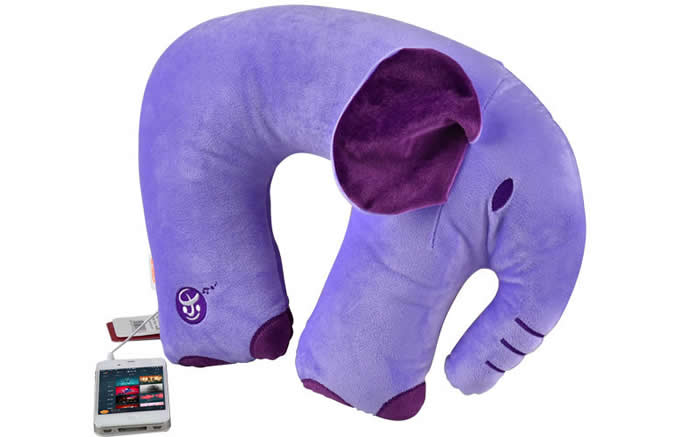 Elephant U Shape Travel Music Pillow
