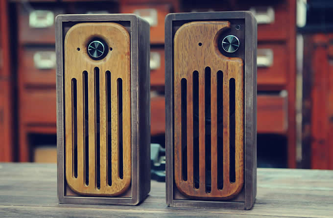 Handmade Bluetooth Wooden Speaker 