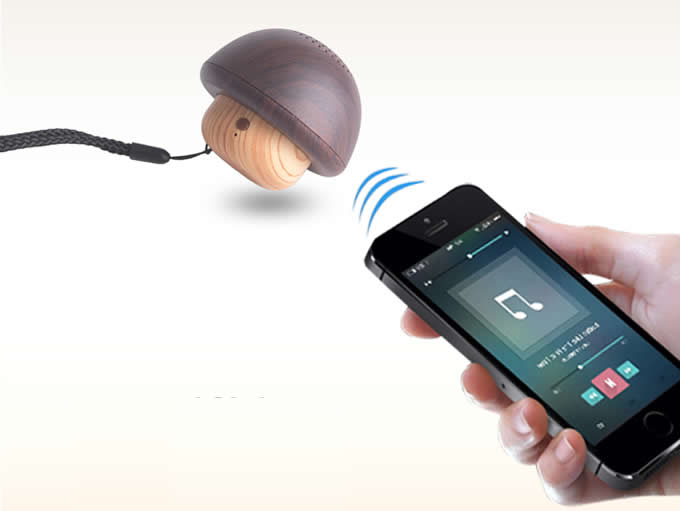 Mushroom-Shaped Mini Bluetooth Speaker