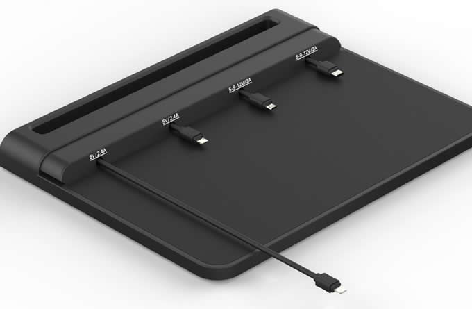 Universal Multi-Device Charging Station for Smart Phones &amp; Tablets