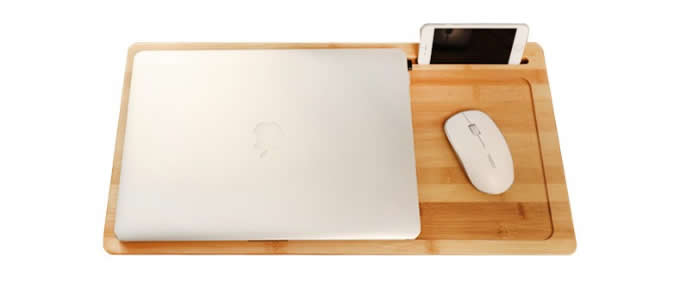 Bamboo  Macbook  Mobile Lap Desk