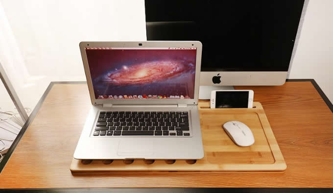 Bamboo  Macbook  Mobile Lap Desk