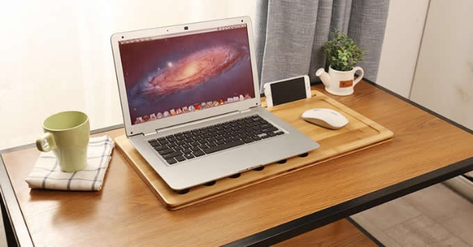 Bamboo  Macbook  Mobile Lap Desk