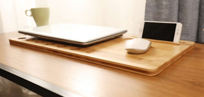 Bamboo  Macbook  Mobile Lap Desk