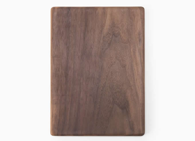 Natural Wood Mouse Pad with Cell Phone Stand